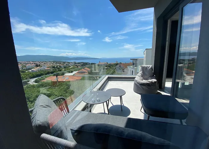 Apartment 4star Seaview Penthouse Krk